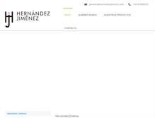 Tablet Screenshot of hernandezjimenez.com